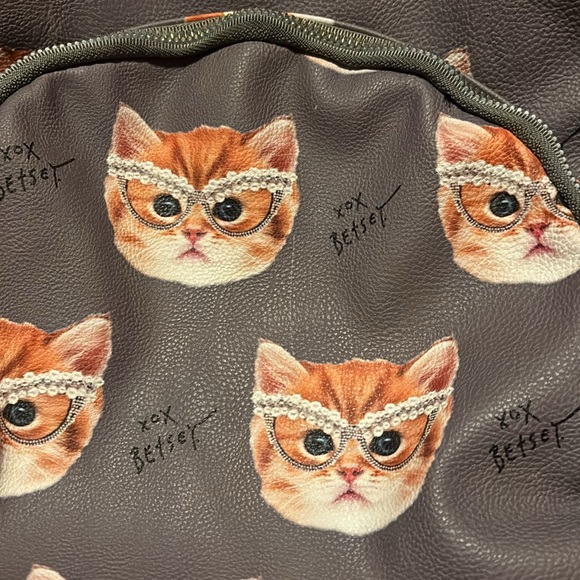 Granny Tabby Cat Backpack by Betsey Johnson - Picture 3 of 5